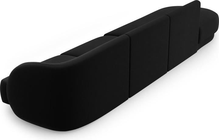 Actual product image Micadoni Left Velvet Sofa, "Miley", 4 Seats, 323x90x70Made in Europe (Modular sofa, 4-seater)