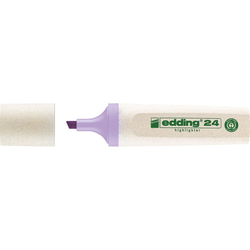 Thumbnail - Edding, Marker, Textmarker 24 EcoLine (pastellviolett, 5 mm, 1 x)