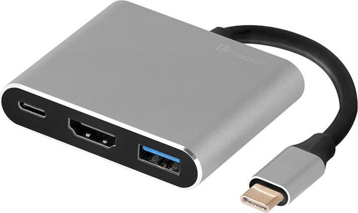 Actual product image Tracer A-1 USB 3.2 Gen 1 (3.1 Gen 1) Type-C Aluminium (USB-C, 3 ports)