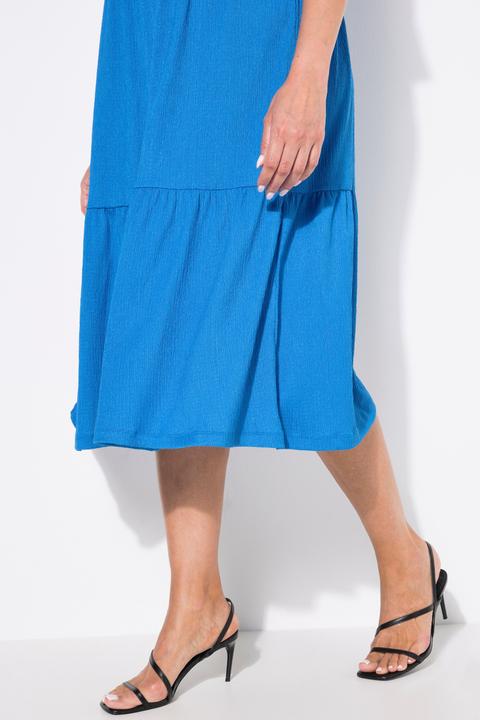 Produktbild Ulla Popken Stufenkleid, A-Linie, Rundhalsausschnitt, Halbarm (50, 52)