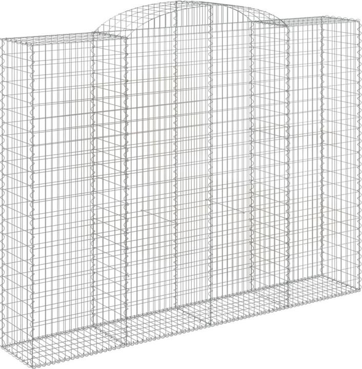 Produktbild VidaXL Gabionen mit Hochbogen 8 Stk. 300 x 50 x 220/240cm Verzinktes Eisen