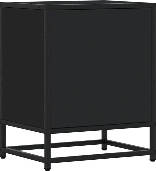 Produktbild VidaXL Nachttisch Nachtschrank Nachtkonsole Nachtkommode Schwarz Holzwerkstoff (40 x 31 x 50 cm)