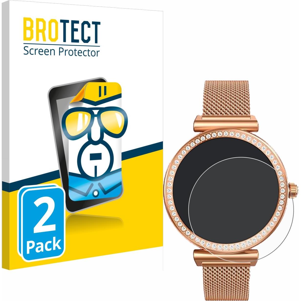 BROTECT Schutzfolie Displayschutz Displayschutzfolie Folie Klar Transparent, Smartwatch Schutzfolie, Transparent