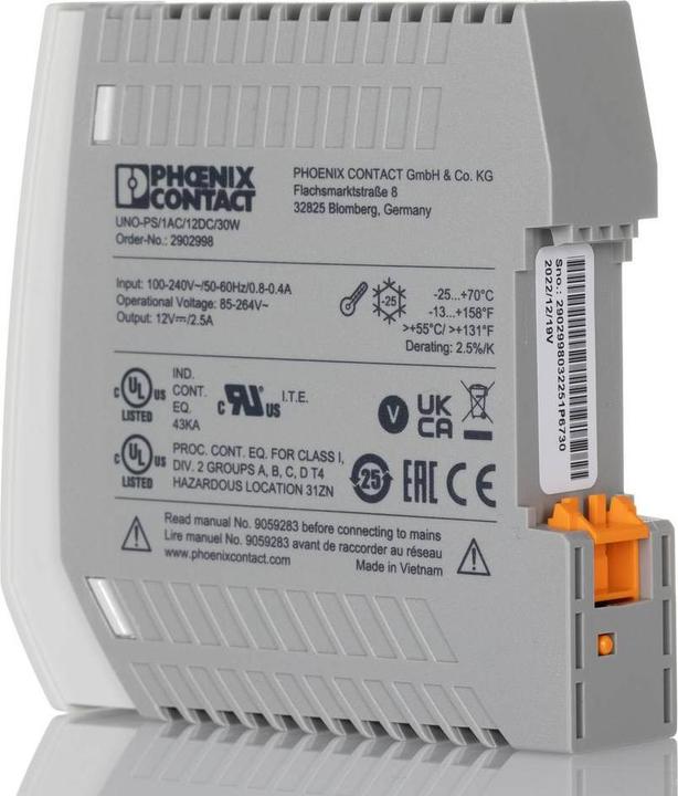 Produktbild Phoenix Contact Hutschienen-Netzteil (DIN-Rail