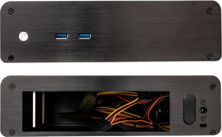 Productafbeelding Akasa Euler M A-ITX19-M1BV2 HTPC-behuizing (Mini-ITX)