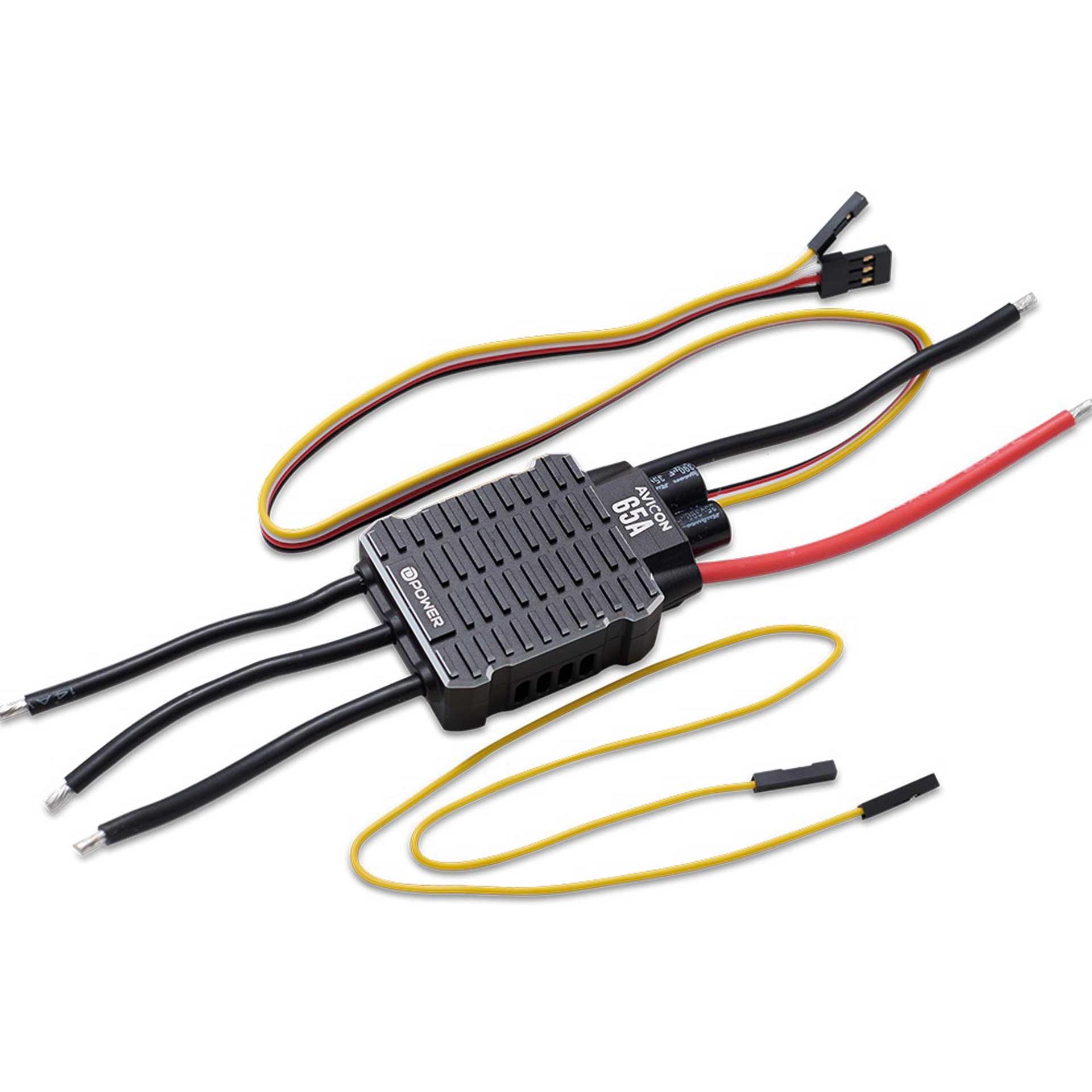 Thumbnail - D-Power AVICON PRO 65A LV S-BEC Brushless Regler