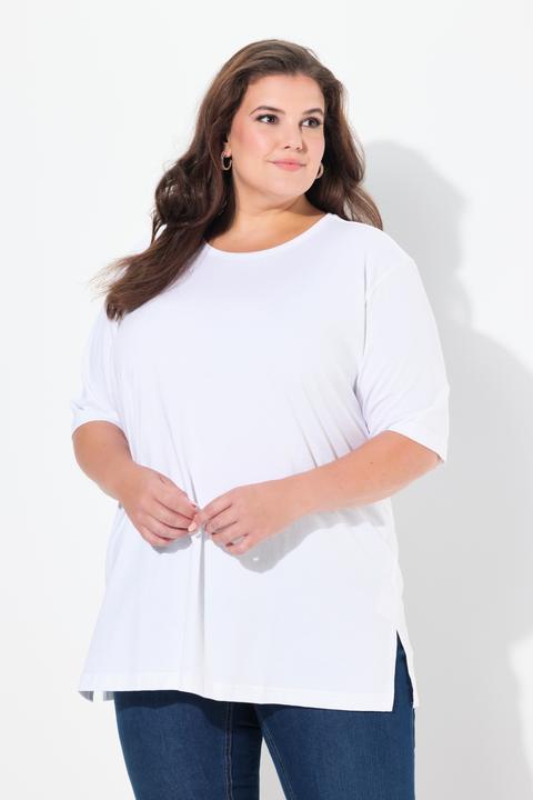 Produktbild Ulla Popken T-Shirt, Rundhalsausschnitt, Relaxed, Halbarm (42, 44)