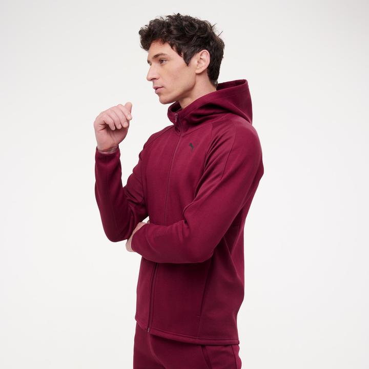 Produktbild Decathlon Kapuzenjacke Herren - Active bordeauxrot (M)