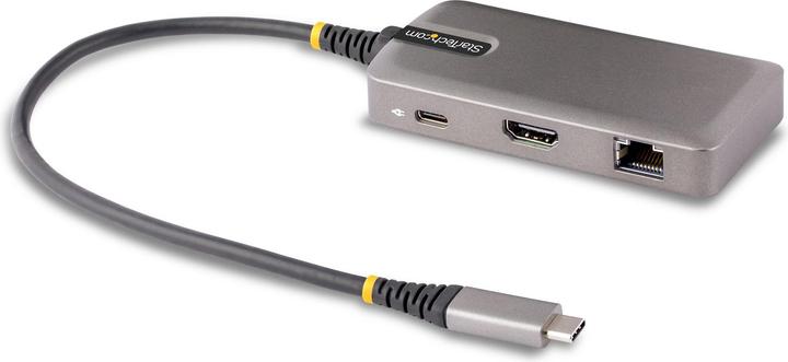 Actual product image StarTech com USB-C Multiport Adapter - 4K 60Hz HDMI - 2 Port USB Hub, 100W PD, GbE - Works with Chro (USB-C)
