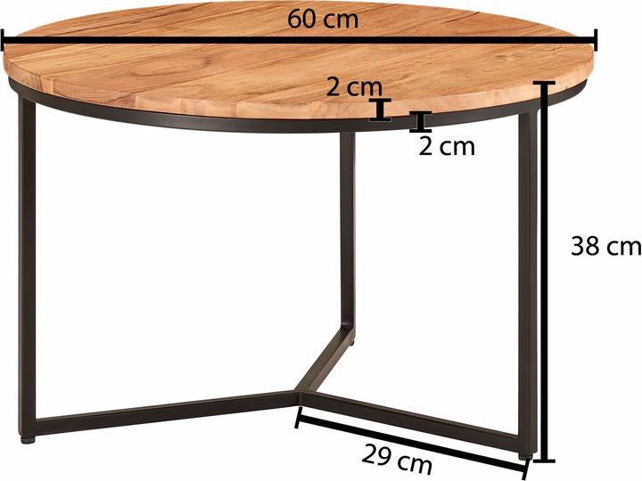 Immagine prodotto Wohnling Lima (60 x 60 x 38 cm)