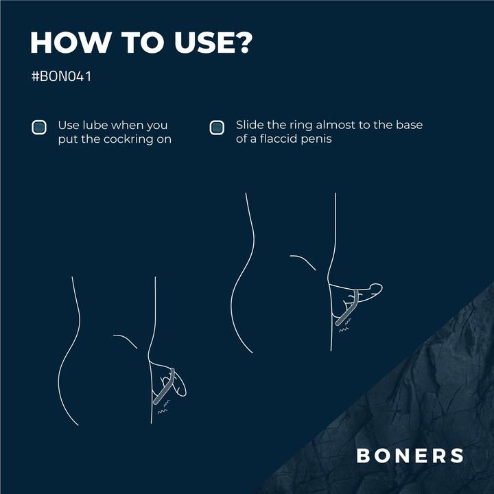 Produktbild Boners Penisring & Hodenstimulator (4 cm)