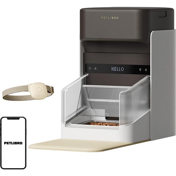 Petlibro Distributore Di Cibo Intelligente Rfid (300 Cl), Ciotola Mangime + Dosatore