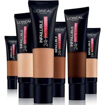 Thumbnail - L'Oréal Paris, Foundation, L'Oreal Paris Infaillible 24h Matte Cover 35mL Cartridge 115 Beige Dore (115 Beige Dore)