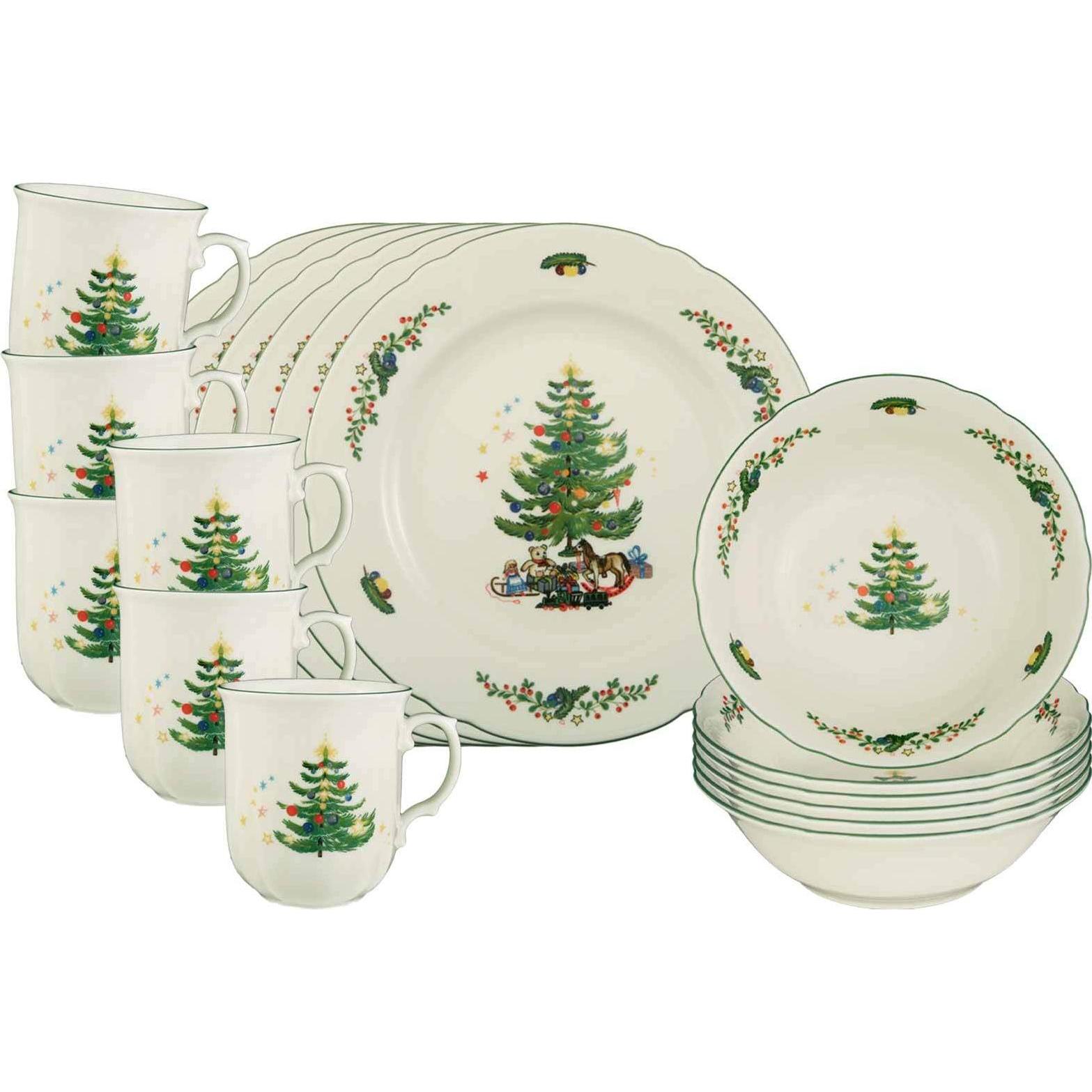 Seltmann Weiden Müslischale Marieluise - Weihnachtsnostalgie, Porzellan, (1-tlg), Schale 15 cm