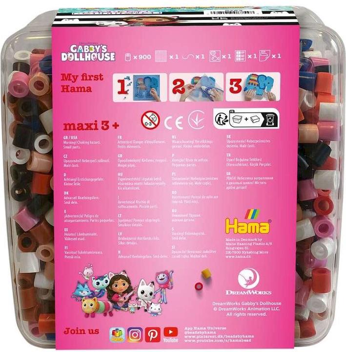 Actual product image Hama 8754 Gabby's Dollhouse 900 Maxi Beads