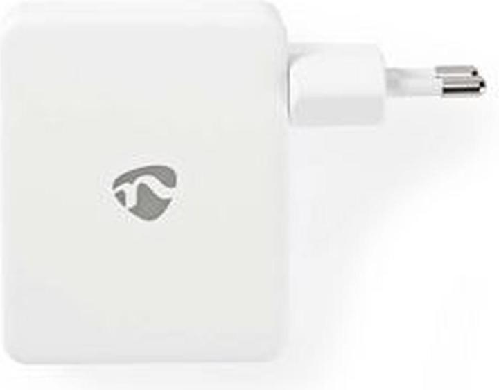 Actual product image Nedis Mains charger - 2X 1 A / 2X 2.4 A - Port type: 4X USB-A - 24 W - single voltage output - PC - (24 W, 4 ports)