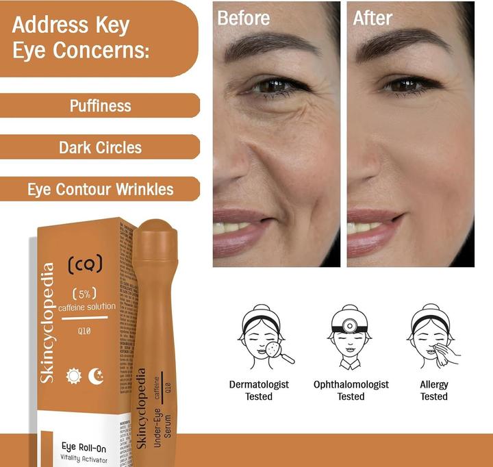 Produktbild Skincyclopedia Roll-on Under-Eye Serum (Roll-on, 15 ml, Tag + Nacht)