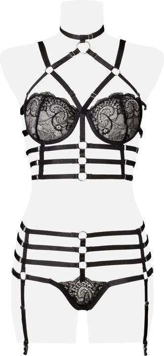 Produktbild Grey Velvet Harness Set-XL-2XL (XL, XXL)