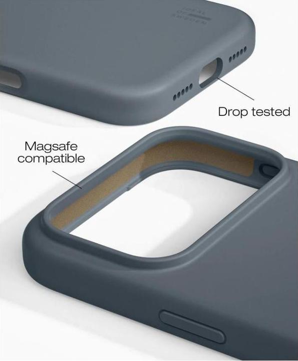 Actual product image iDeal Of Sweden MagSafe Silicone Cover Midnight Blue (Apple iPhone 17 Pro)