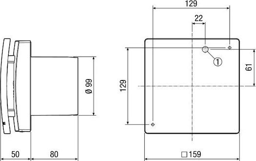 Actual product image Maico ECA 100 ipro RCH