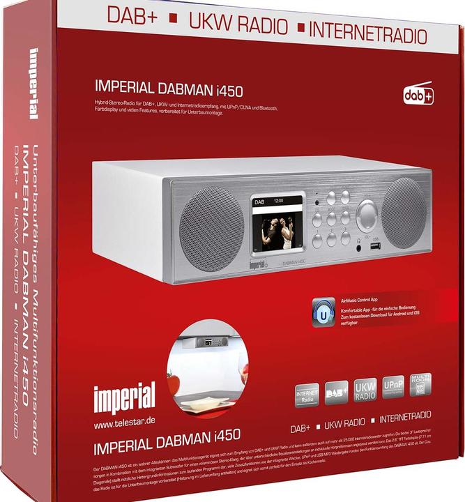 Produktbild Imperial Dabman i450 (Internetradio, DAB+, FM, UKW, Bluetooth, WLAN)