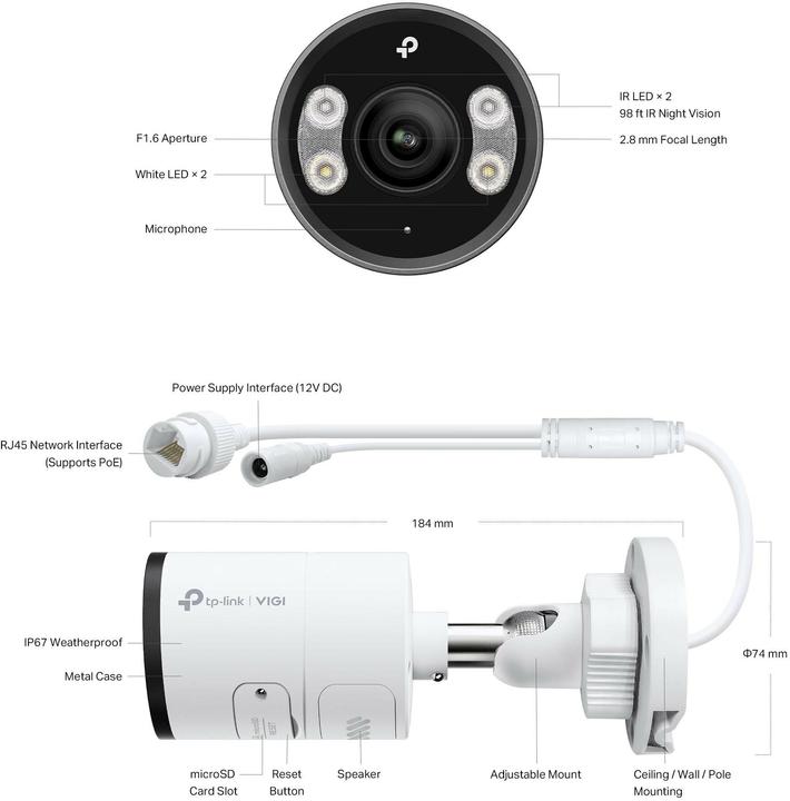 Actual product image TP-Link Vigi C385 (3840 x 2160 pixels)