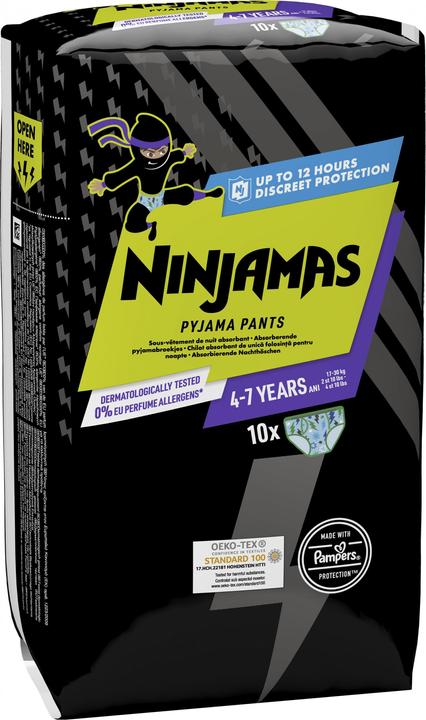 Produktbild Pampers Ninjamas (Gr. M, Tragepack, 10 Stück)