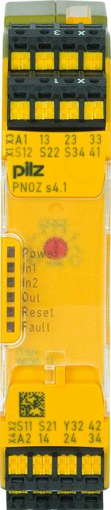 Produktbild Pilz GmbH & Co. KG Not-Aus-Schaltgerät 24VDC 3 n/o 1 n/c PNOZ s4.1 C#751124