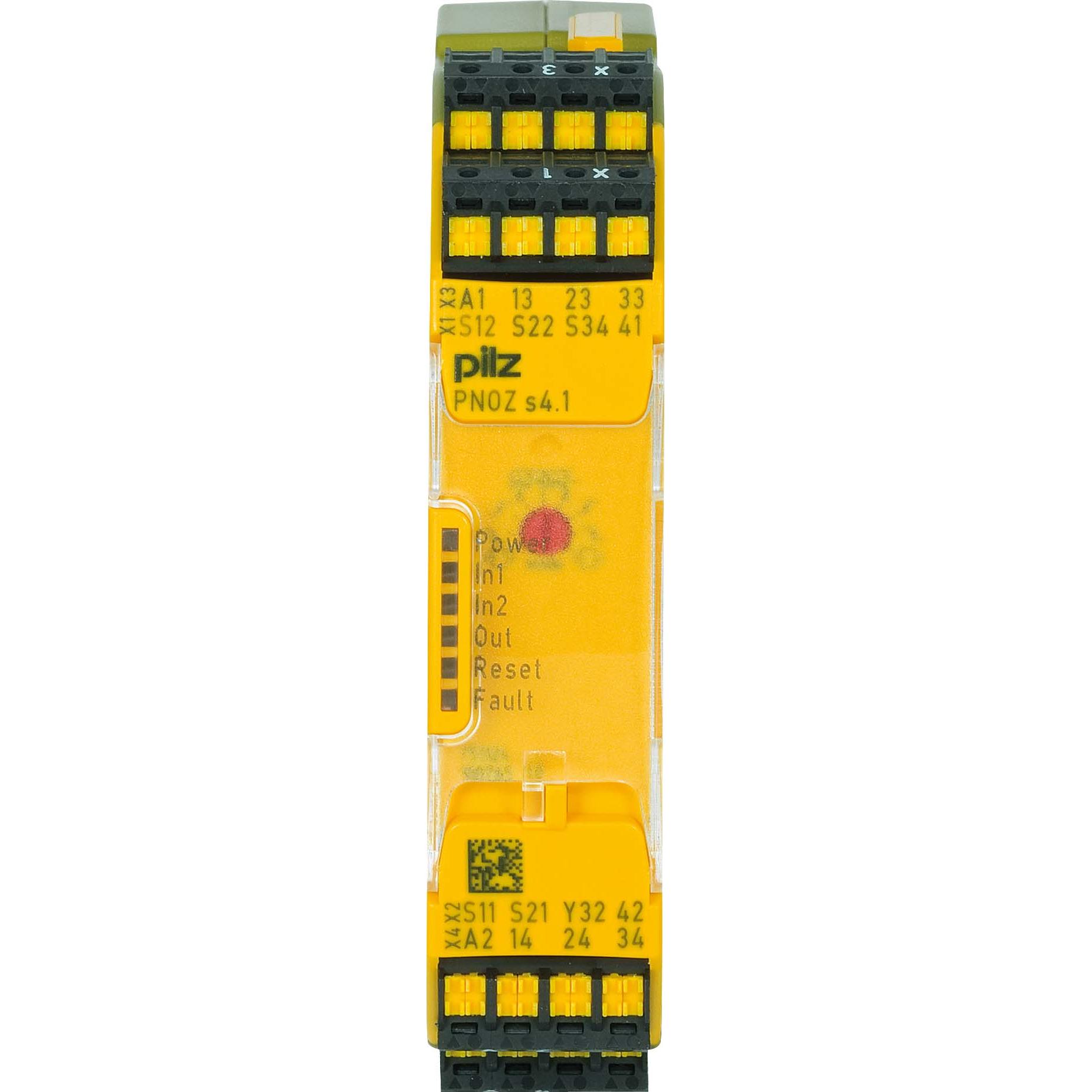 Pilz GmbH & Co. KG Interruttore di emergenza 24VDC 3 n/o 1 n/c PNOZ s4.1 C#751124, Relais