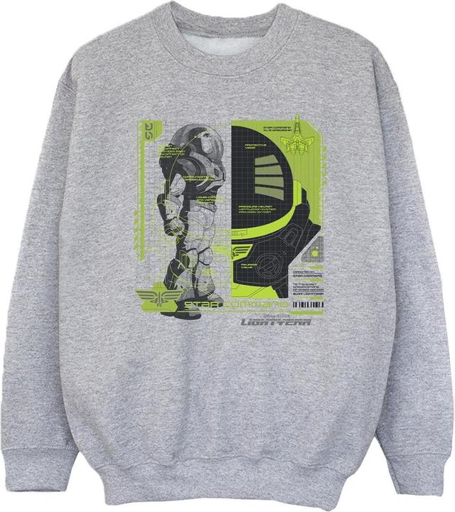 Produktbild Disney Lightyear Buzz Tech Panel Sweatshirt Mädchen (140, 146)