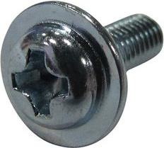 Produktbild RND Components Schraube mit Unterlegscheibe, Integrierte Unterlegscheibe, Phillips, PH2, M3, 6mm, Packung à 100 (100 Schrauben pro Stück)