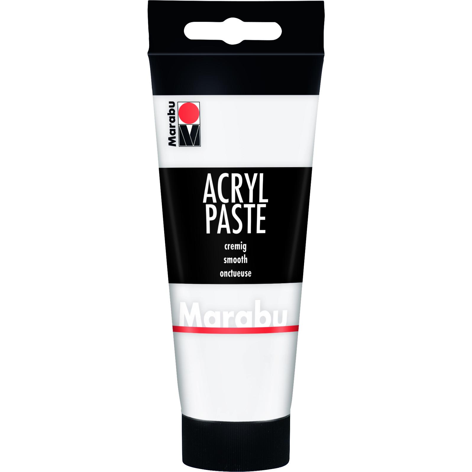 Thumbnail - 6x Marabu, Künstlerfarbe + Bastelfarbe, Künstler- Acrylfarbe Acrylpaste 070 weiss 100 ml (Weiss, 100 ml)