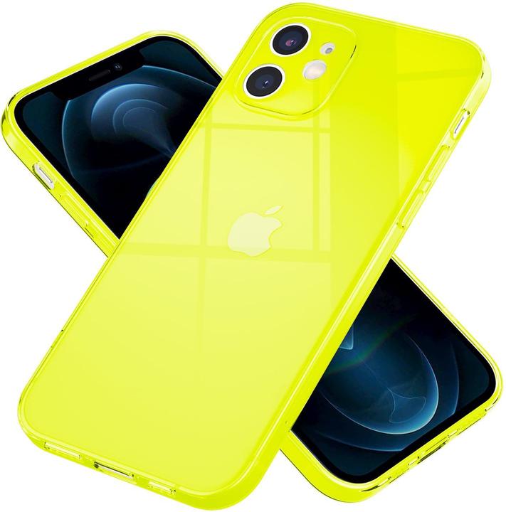 Actual product image Nalia Clear Neon Cell Phone Case (Apple iPhone 12)