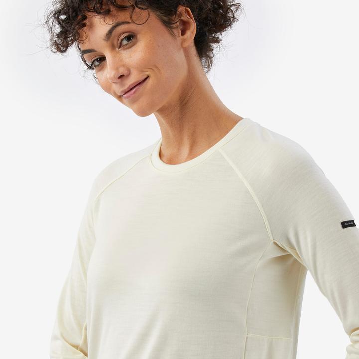 Actual product image Forclaz Merinoshirt Damen langarm - Merino Resist ungefärbt (L)
