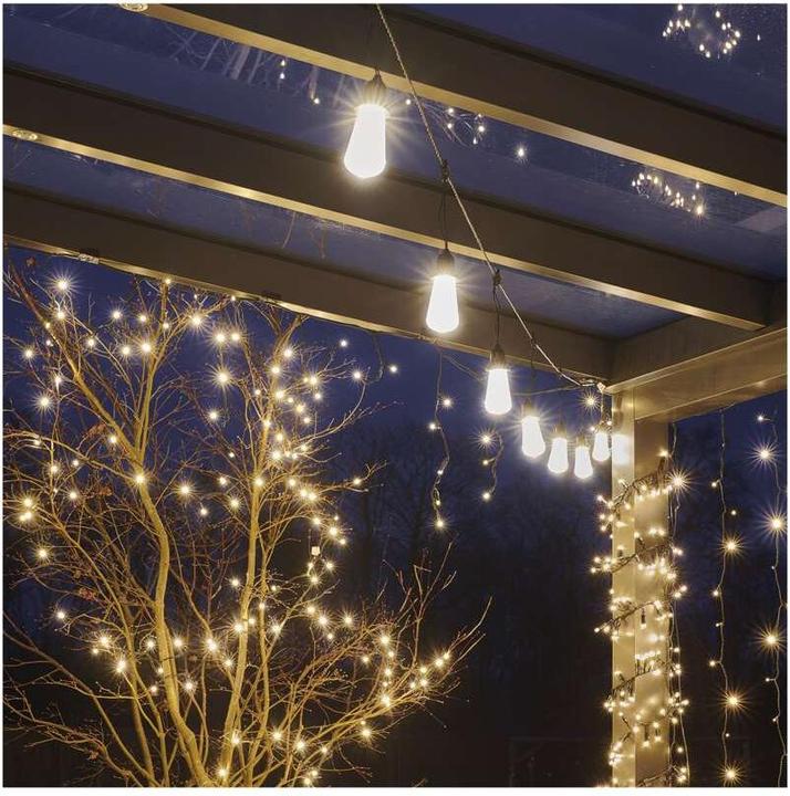 Image du produit Emos Chaîne de fête 16x 1 LED transparente 3,6 m blanc froid IP44 DCPW04 (7.60 m)