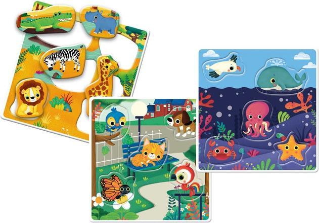 Actual product image Clementoni Montessori - Animals 3in1