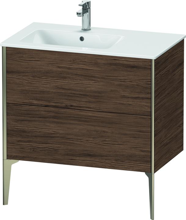 Actual product image Duravit XViu 4486 Vanity unit vertical, 2 drawers, for wash basin ME by Starck 234583 Basin left, 81 (81 x 48 x 59.5 cm)