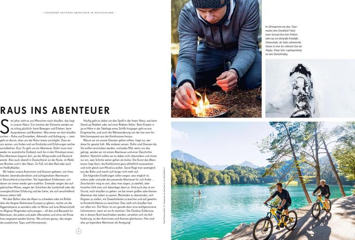 Image du produit Bildband Legendäre Outdoorabenteuer in Deutschland (Allemand, 2023)