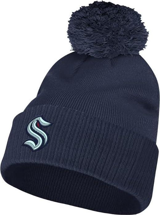 Adidas NHL SR Cuffed Oilers Beanie (Black, Carolina) (One size)