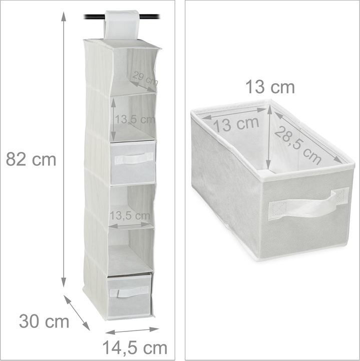Actual product image Relaxdays Hanging Organiser