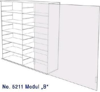 Actual product image Safe Display case 60 x 60 x 10 cm (60 x 60 x 10 cm)