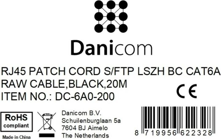 Produktbild Dsit CAT 6a Netzwerkkabel LSOH (CAT6a, 20 m)