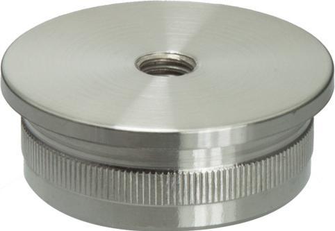 OK-Line Endkappe flach massiv, M8, für ø42.4x2mm