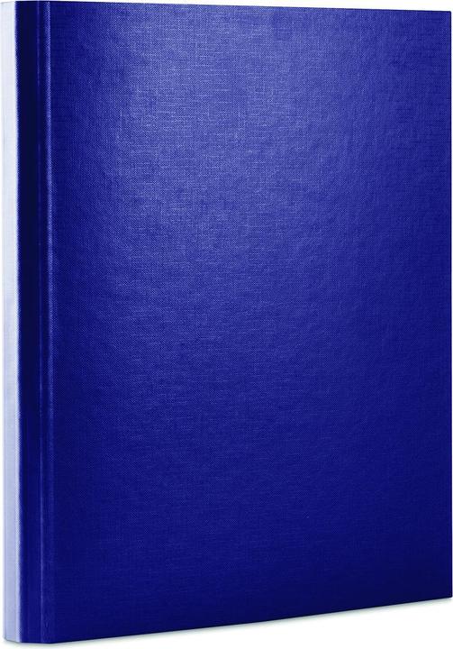 Actual product image Office Products folder, velcro fastener, pp, a4/4cm, 3 flaps, navy blue