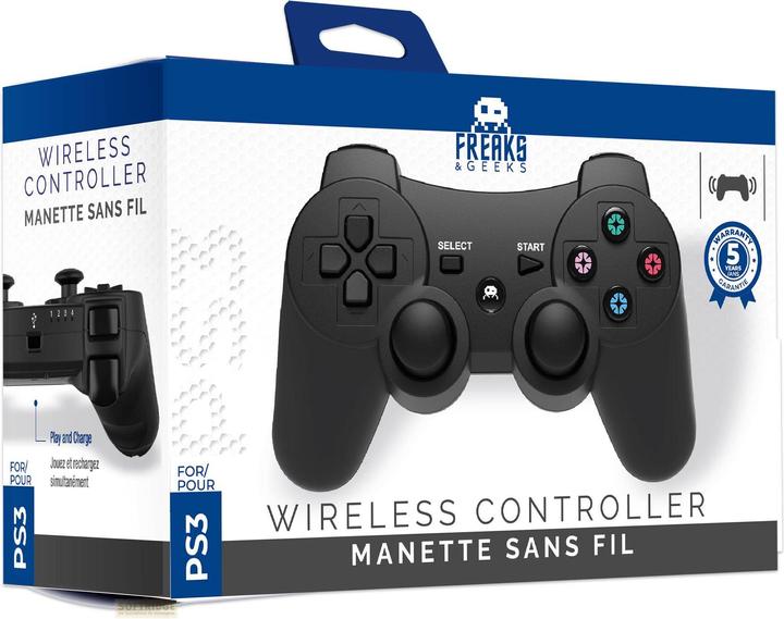 Produktbild Freaks and Geeks Schwarzes Bluetooth V2 Gamepad (PS3)