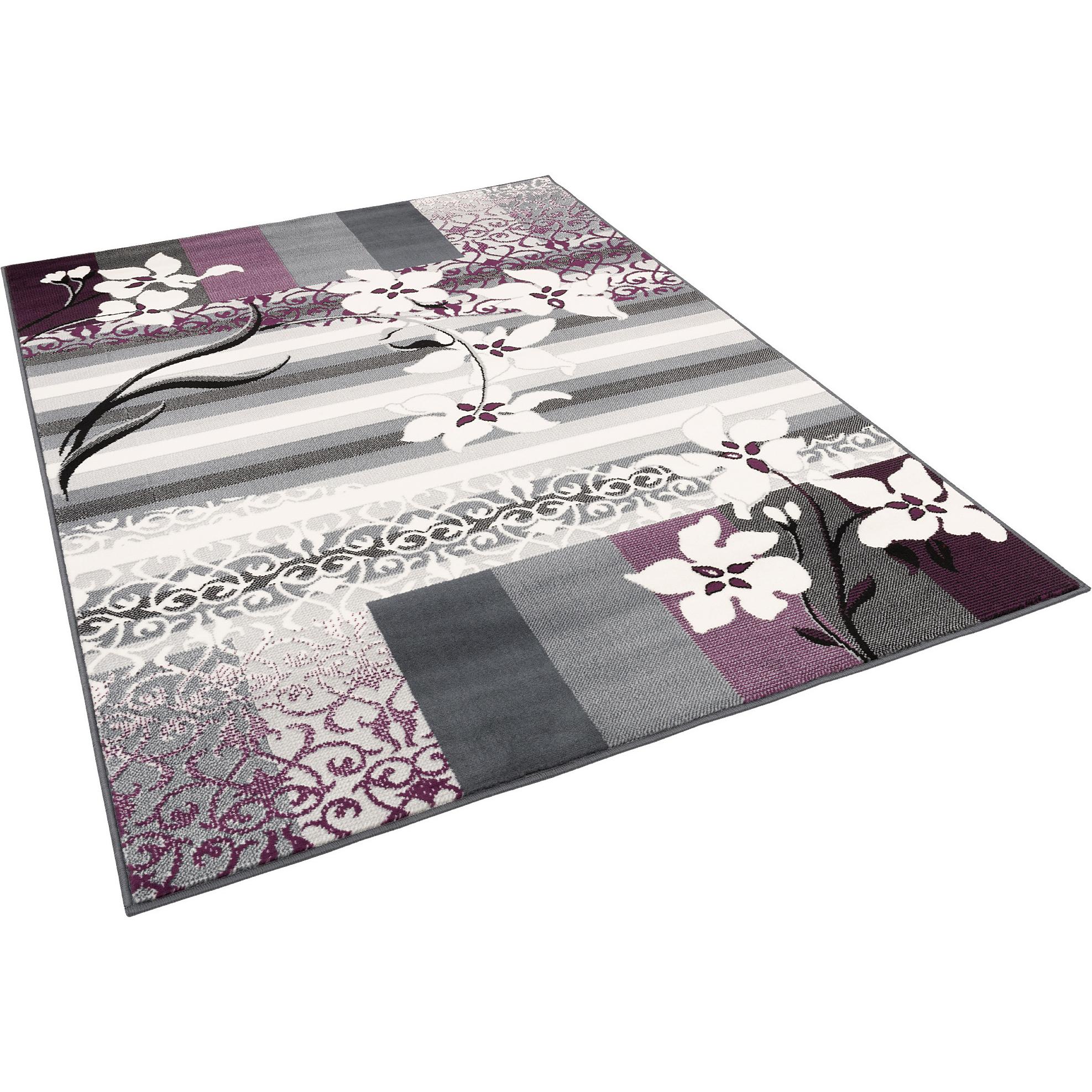 Pergamon, Teppich, Designer Teppich Samba Modern Blumen (80 x 150 cm)