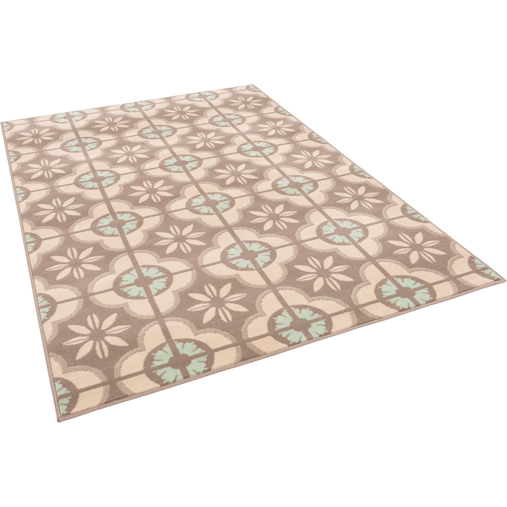 Pergamon, Teppich, Designer Teppich Samba Modern Fliesenoptik (120 x 170 cm)