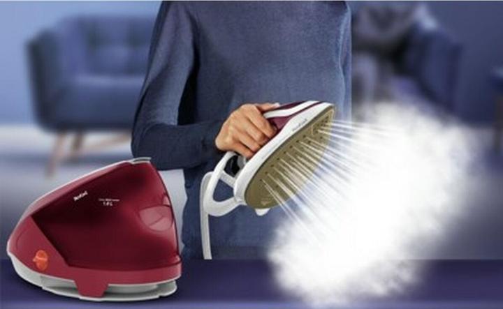 Produktbild Tefal GV9220 Dampfbügelstation Durilium AirGlide Autoclean soleplate Burgund (2600 W, 540 g/min)