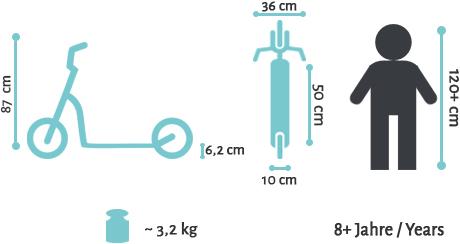 Produktbild Blue Gorillaz Stuntscooter