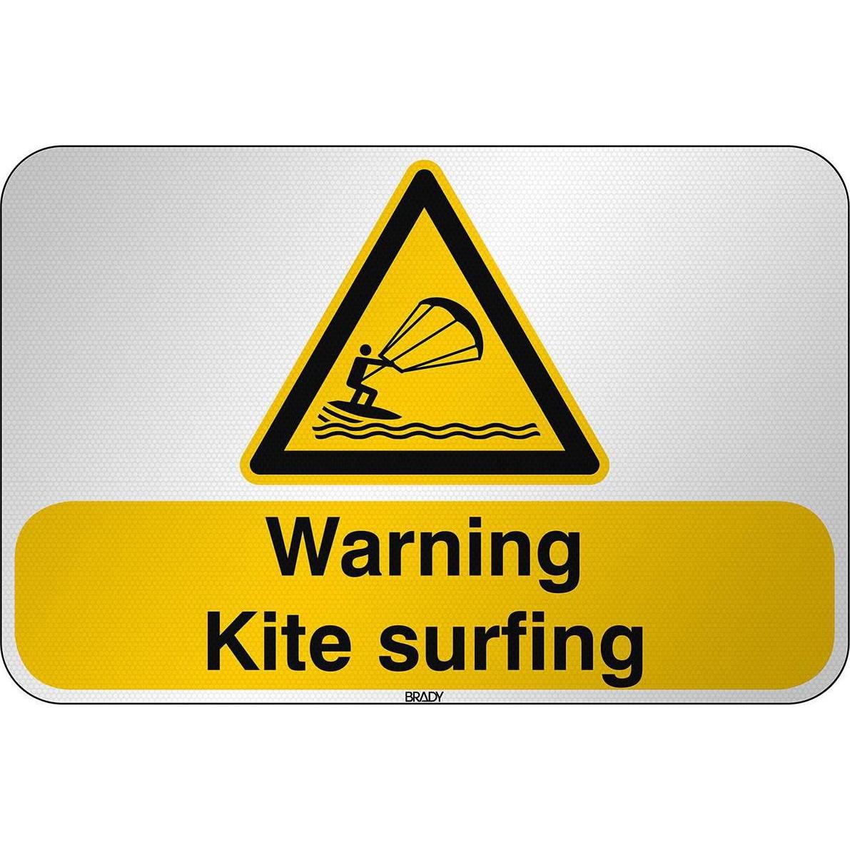 Brady, Etiketten, ISO Safety Sign Warning Kite